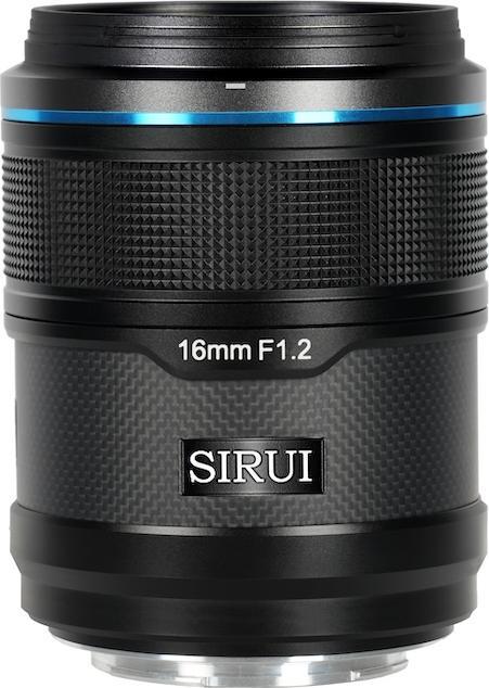 Immagine prodotto Sirui Sniper 16AS12Z-B Obiettivo autofocus 16mm F1.2 APS-C/S35 (attacco Z, nero, fibra di carbonio) (Nikon Z, APS-C / DX)