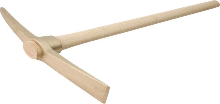 Produktbild Dönges Kreuzhacke funkenfrei mit Stiel, 3 kg, Sonderbronze CuAl10Ni