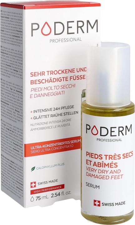 Actual product image Poderm Professional (Foot cream & foot gel, 75 ml)