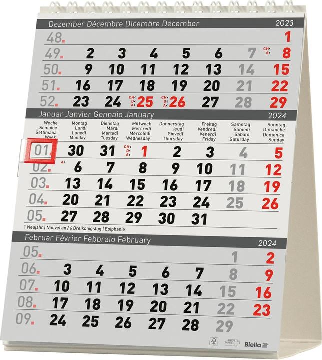 Produktbild Biella Desktop Delta (12.5 x 15.5 cm, Kein Einband, Englisch, Deutsch, Italienisch)