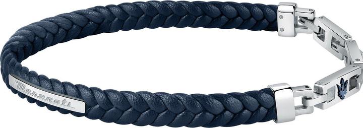 Image du produit Maserati Armband (23 cm, Acier inoxydable, Cuir, Recyclé)