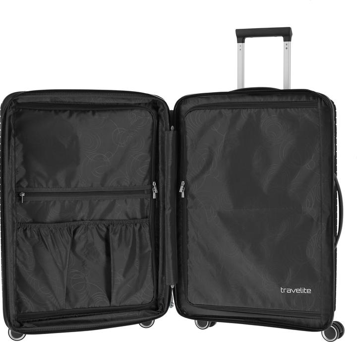 Image du produit Travelite Orbita Ensemble de valises à 4 roulettes 3 pièces avec soufflet extensible (208 l, Bagage à main (jusqu'à 50l), M (50 - 90l), L (90 - 115l))