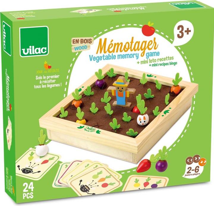 Image du produit Vilac Mémoire du potager (Anglais, Français)