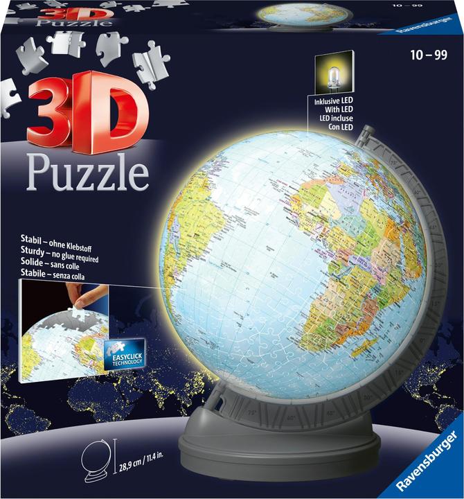 Immagine prodotto Ravensburger Globe with Light (540 pezzi)