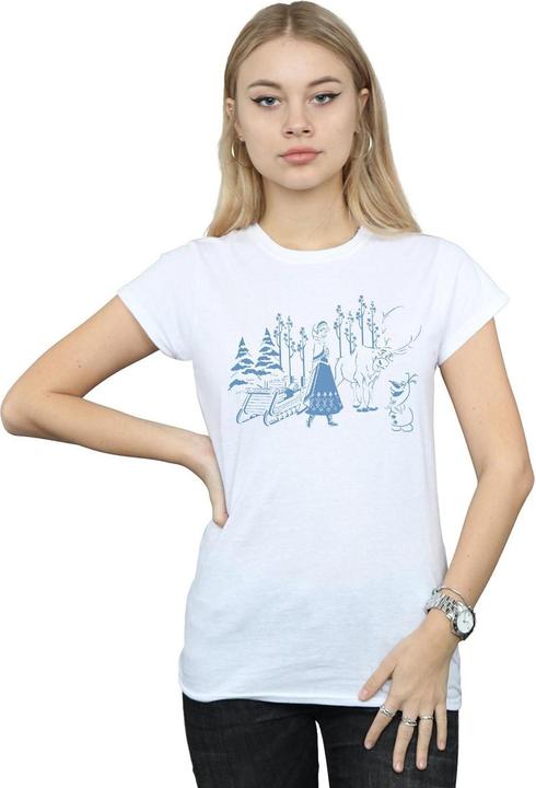 Produktbild Disney Frozen Anna Sven And Olaf TShirt (L)