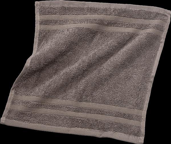 Produktbild dm ebelin Handtuch aus Frottee grau 100 % Bio-Baumwolle GOTS-zertifiziert (30 x 30 cm)