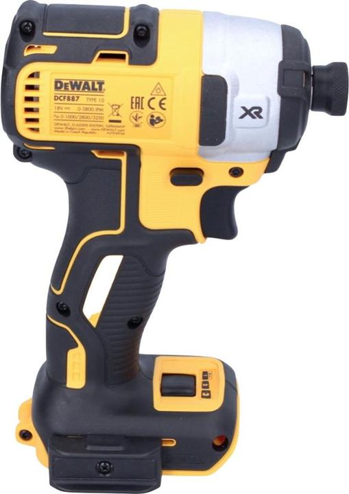 Productafbeelding DeWalt DCF 887 N Accu-slagmoersleutel 18 V 205 Nm 1/4" Borstelloos + 1x accu 1,7 Ah - zonder oplader (Oplaadbare batterij)