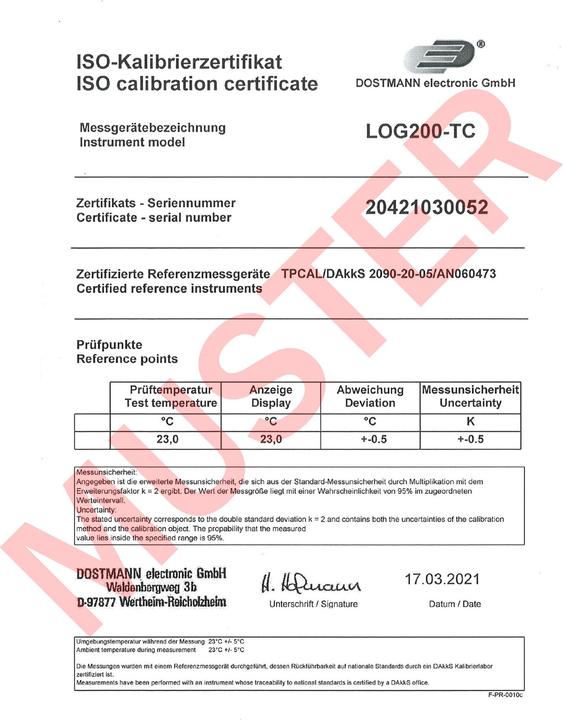 Produktbild TFA Thermo-Datenlogger LOG200 TC