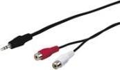 Actual product image HDgear 3.5 mm stereo jack > 2x RCA jack (0.20 m)