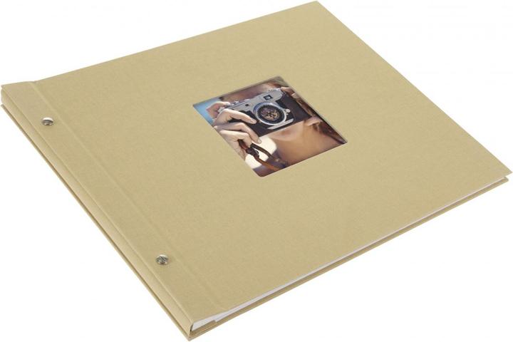 Actual product image Goldbuch Bella Vista 39x31 Screw Album 40 white pages (10 x 15 cm, 13 x 18 cm)