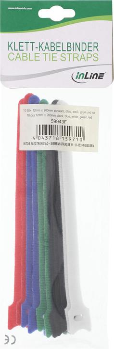 Image du produit InLine Colliers de serrage (Serre-câbles métalliques, 200 mm, 10 pcs)