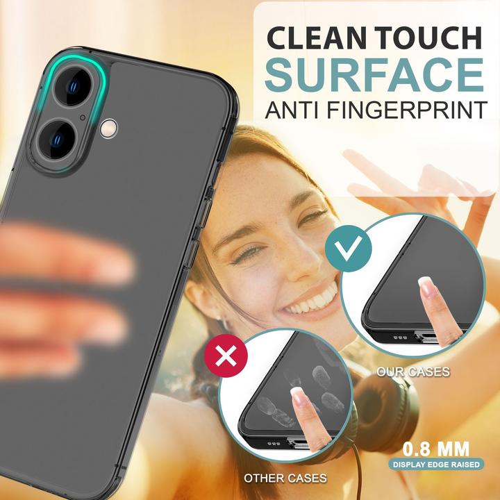 Produktbild Nalia Extrem Dünnes 0,3mm Mattes Hardcase (Apple iPhone 16)