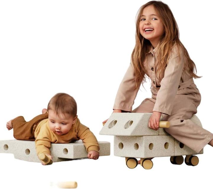 Produktbild Modu Explorer-Set - Bauset Balance-Spielzeug, Rutscher, Wippe
