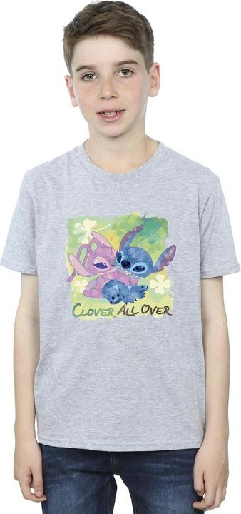 Immagine prodotto Disney Lilo And Stitch St Patrick's Day Clover Maglietta Ragazzi (140, 146)