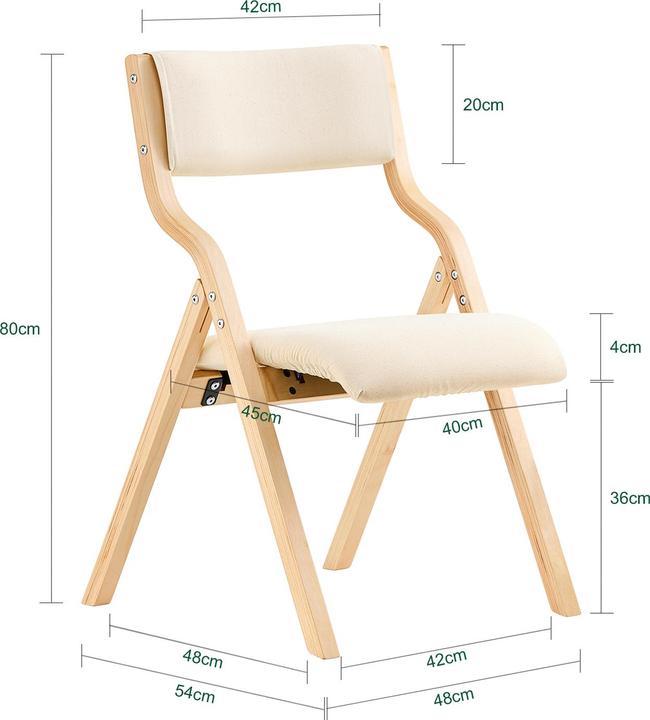 Produktbild SoBuy Klappstuhl