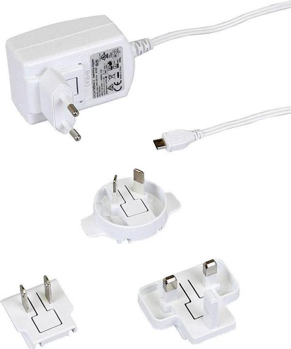 Produktbild Raspberry Pi Pi® USB-Ladegerät Steckdose RB-Netzteil-W Weiss Ausgangsstrom (max.) 2500 mA 1 x Micro-USB Pi 3 geei