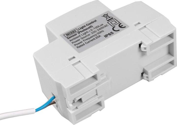Actual product image Maclean MCE83 MCE83 light switch on DIN rail with external detector