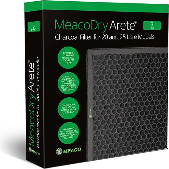 Produktbild Meaco MeacoDry Arete® One Aktivkohlefilter 20L & 25L (3 x)