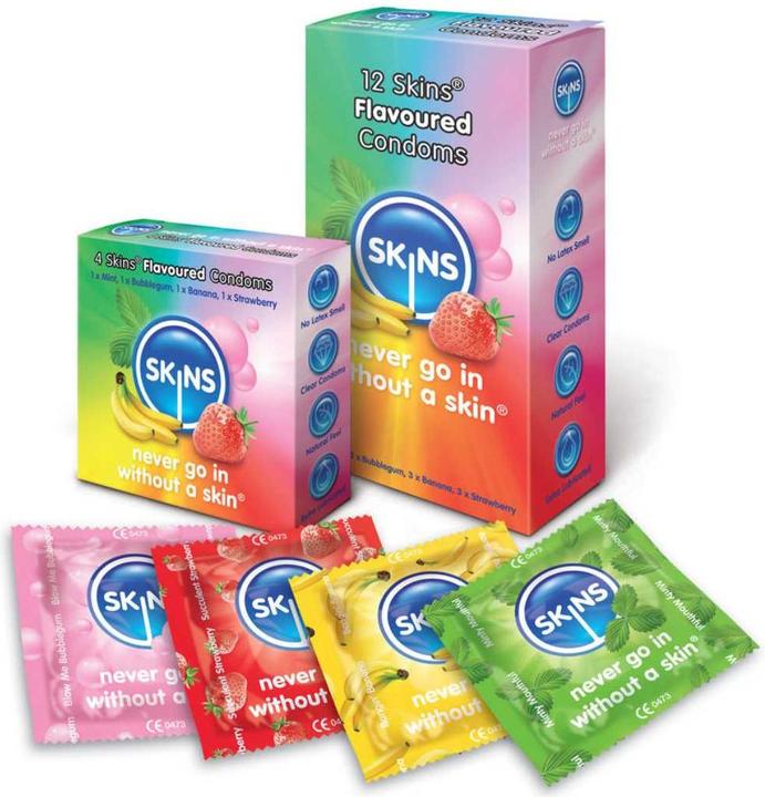 Produktbild Skins Condom Flavours 12 Pack (12 Stk.)