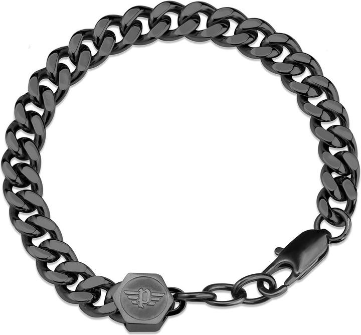 Actual product image Police Hinged bracelet (21 cm, Stainless steel)