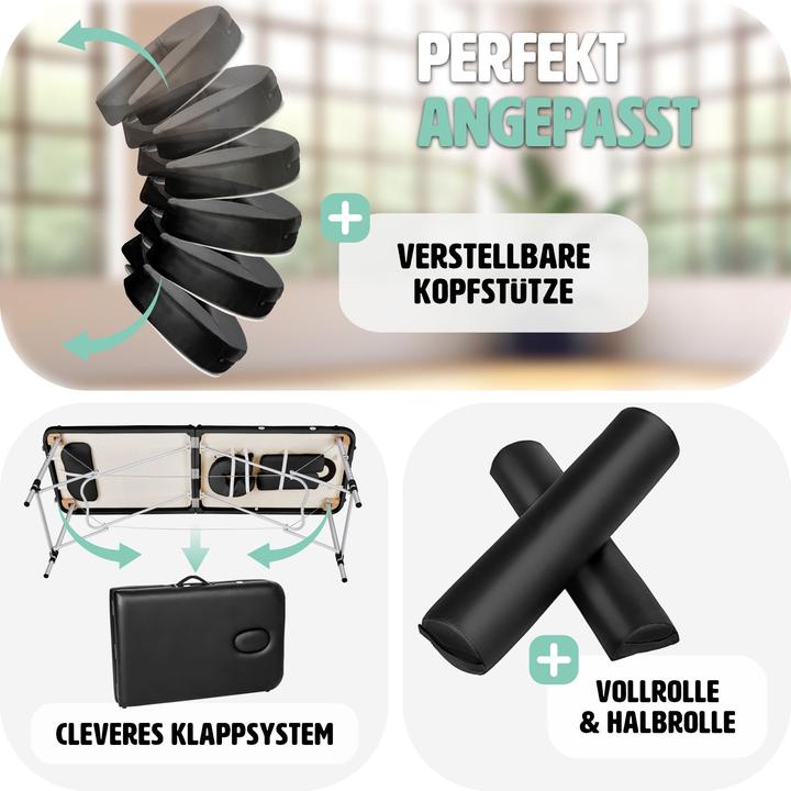 Image du produit tectake Table de massage 2 zones