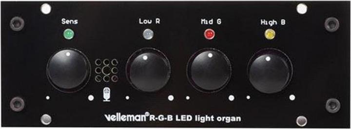 Produktbild Whadda Bausatz 3-Kanal RGB LED-Lichtorgel (Diverse)