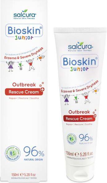 Image du produit Salcura Skincare Bioskin Junior Outbreak Rescue Cream Crème pour bébés 150 ml