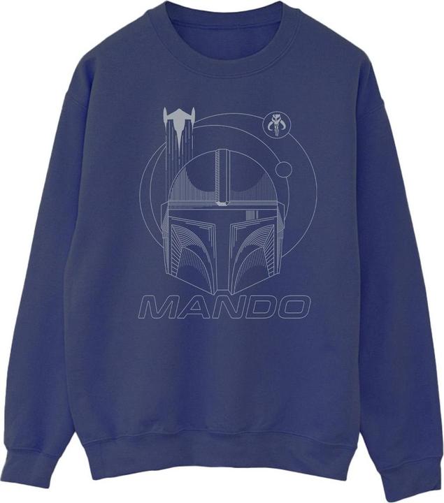 Star Wars The Mandalorian Rings Helmet Sweatshirt (S)