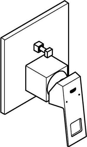 Produktbild Grohe Eurocube Einhand-Wannenbatterie