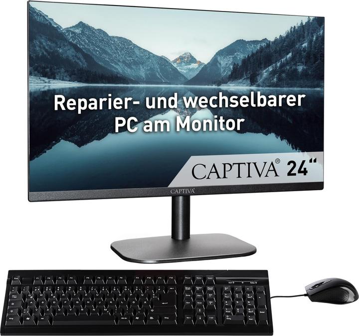 Produktbild Captiva All-in-One Power Starter I84-883 (24.0/Core 3-100U/1TB/32GB/WLAN/Windows 11 Home 64-bit) (Intel Core 3 100U, 32 GB, 1000 GB, Intel Arc Graphics)
