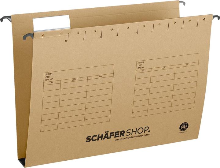 Actual product image Schäfer Shop Hanging file, opening on the side, for formats up to DIN A4 (A4, 25 x)