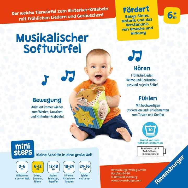 Produktbild Ministeps Musikalischer Softwürfel