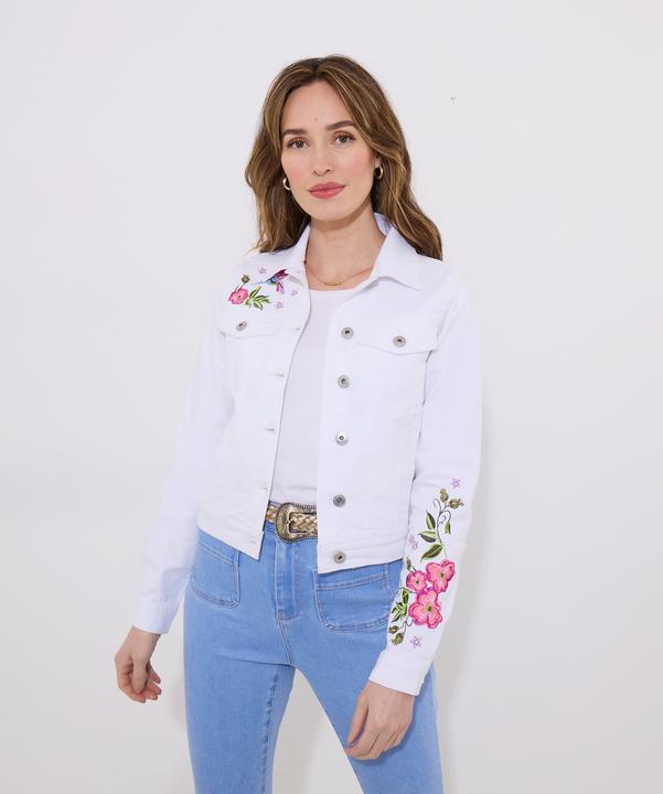 Image du produit Joe Browns Slim Fit Embroidered Stretch Denim Jacket (42)