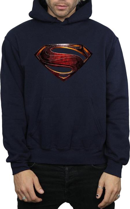Immagine prodotto Justice League Movie Superman Emblem Felpa con Cappuccio Uomo (XL)