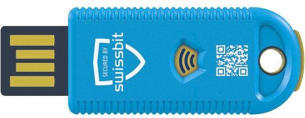 Produktbild Swissbit iShield Key FIDO2 USB/NFC Retail - Systemsicherheitsschlüssel