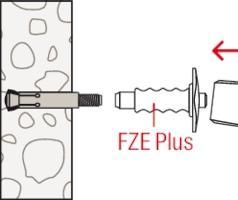 Image du produit Fischer Goujon d'ancrage Zykon FZA 12x40 M8/15 (25 pcs)