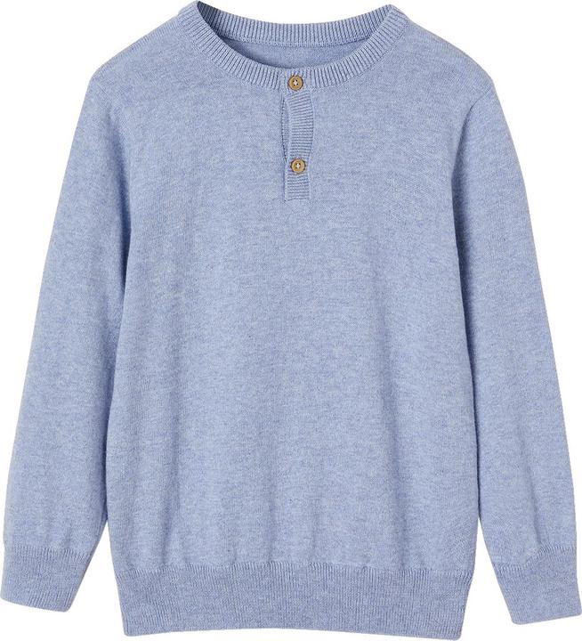 Immagine prodotto Vertbaudet Jungen Pullover mit Henley-Ausschnitt Oeko-Tex, personalisierbar (86)