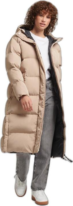 Produktbild Superdry lange daunenjacke mit kapuze, damen (XL)