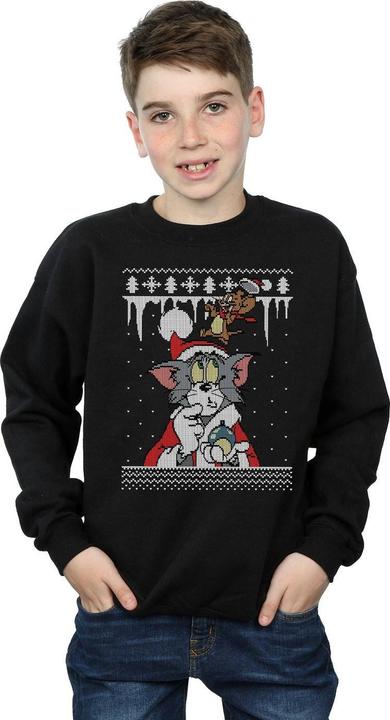 Immagine prodotto Tom & Jerry Christmas Fair Isle Felpa Ragazzi (152, 158)