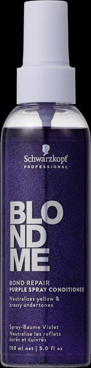 Schwarzkopf Blondme Bond Repair Purple Spray Conditioner - 150ml (150 ml)