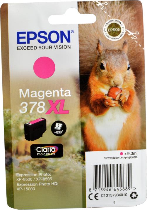 Actual product image Epson 378xl (M)