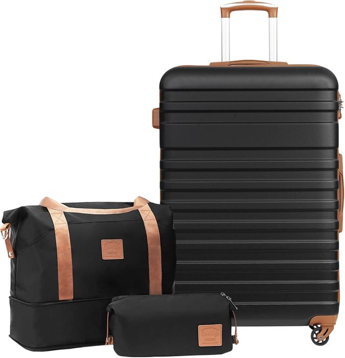 Produktbild Coolife 3-teiliges Reisekofferset (93 l, L (90 - 115l))