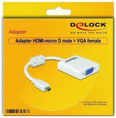 Produktbild Delock Micro HDMI für (VGA, 25 cm)