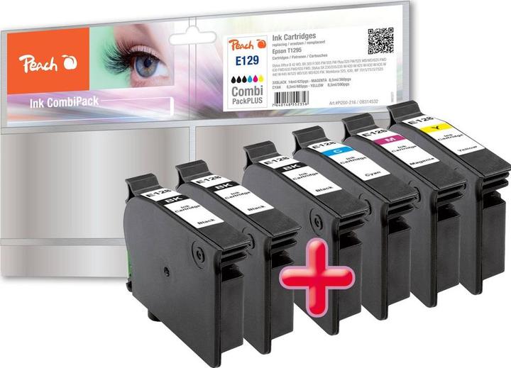 Immagine prodotto Peach T129 Multipack (M, C, Y, FC)