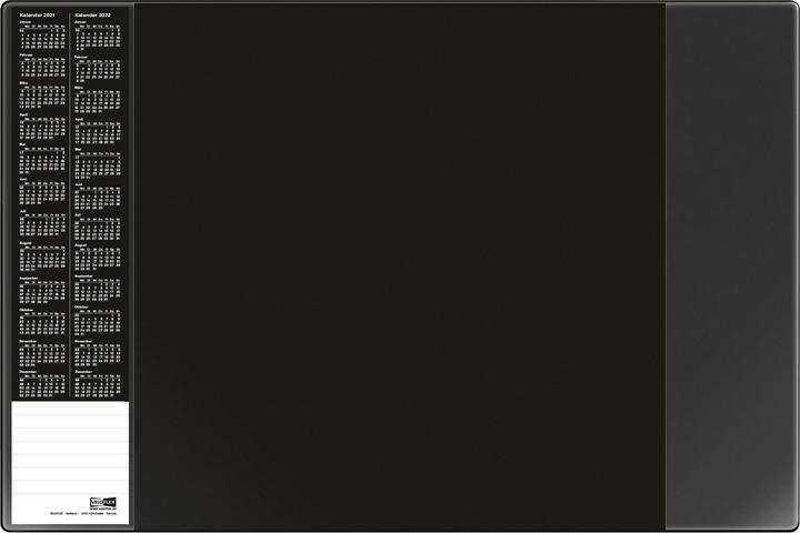 Veloflex Schreibunterlage VELOCOLOR®, PVC, 600 x 400 mm, schwarz (60 x 40 cm)