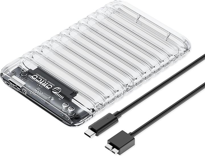 Immagine prodotto Orico 2139U3-V1 2,5" HDD/SSD USB Micro-B 5Gb/s Festplattenlaufwerk - Transparent (2.5")