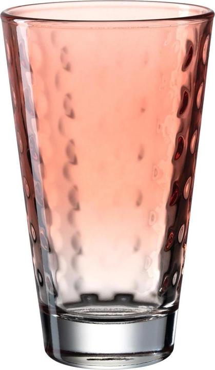 Immagine prodotto Leonardo Bicchiere da bere Optic Pastel 300 ml, 6 pezzi, rosso (0.20 l, 6 x)