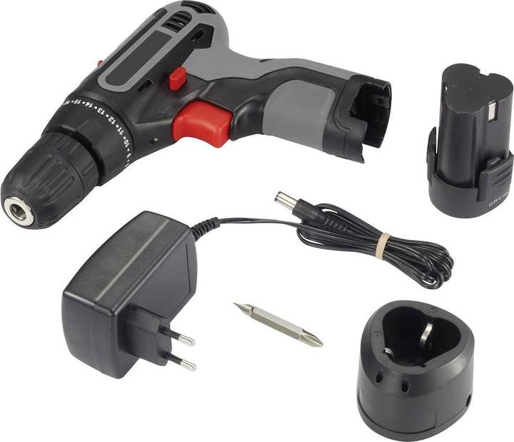 Image du produit No Name D008 Perceuse-visseuse sans fil 10.8 V 1.5 Ah Li-Ion batterie incluse (Fonctionnement sur batterie)