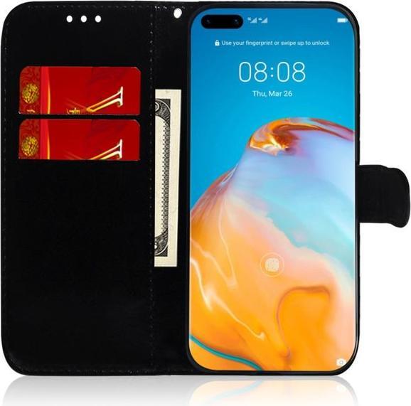 Actual product image MU Style Mirror Surface Bookcover Series (Huawei P40 Pro+)