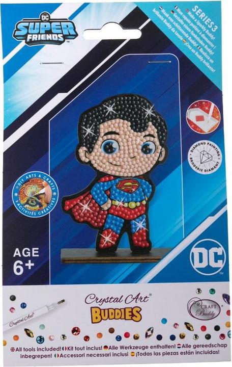 Produktbild Craft Buddy Superman, Crystal Art Buddy ca. 11x8cm